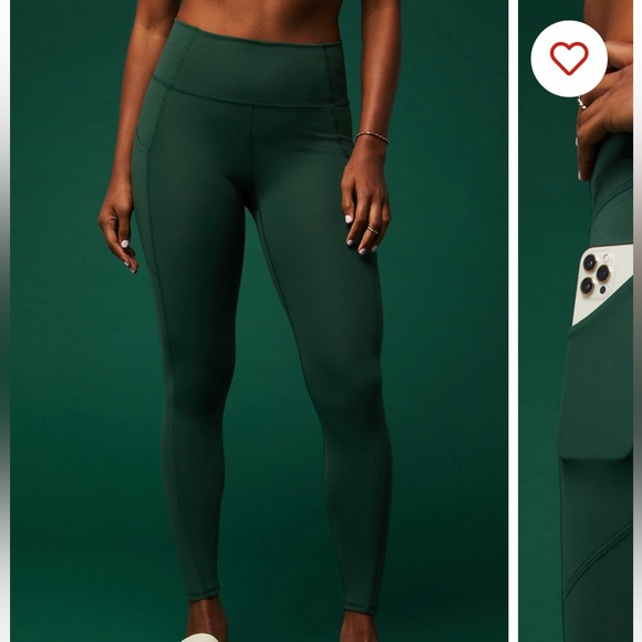 Fabletics Oasis PureLuxe High Waisted Leggings in Everpine - Picture 1 of 3